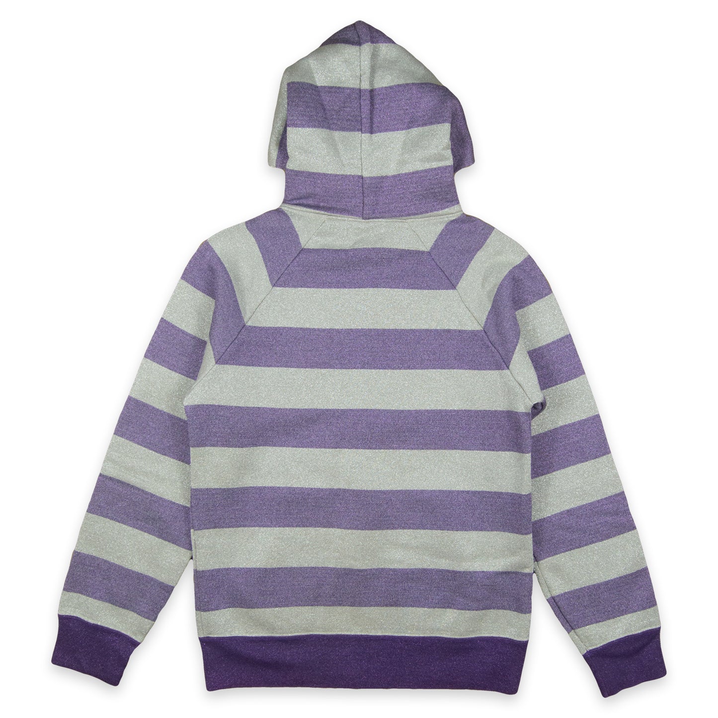 Hysteric Glamour Groupie Patchwork Striped Shimmer Zip Up Hoodie