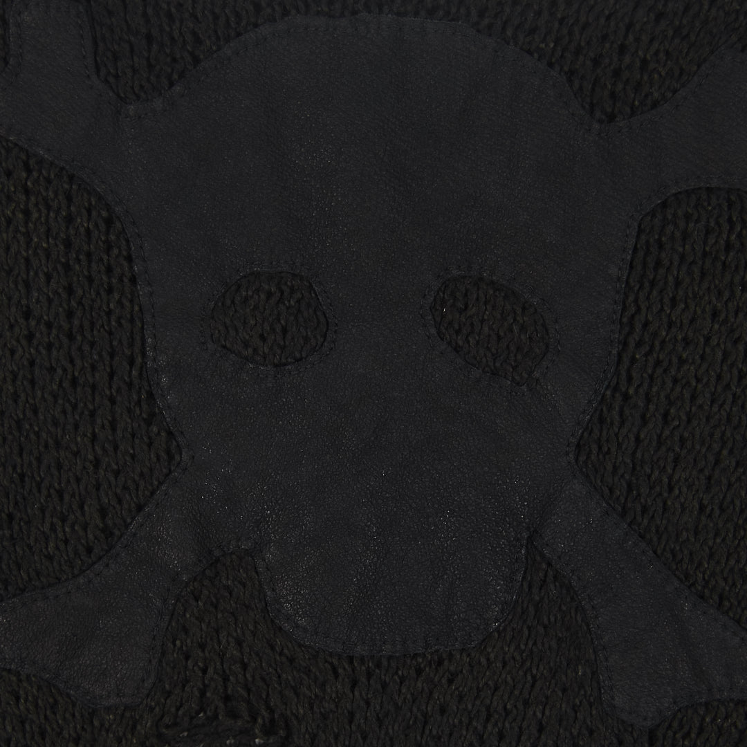 L.G.B. Leather Skull Knit Sweater