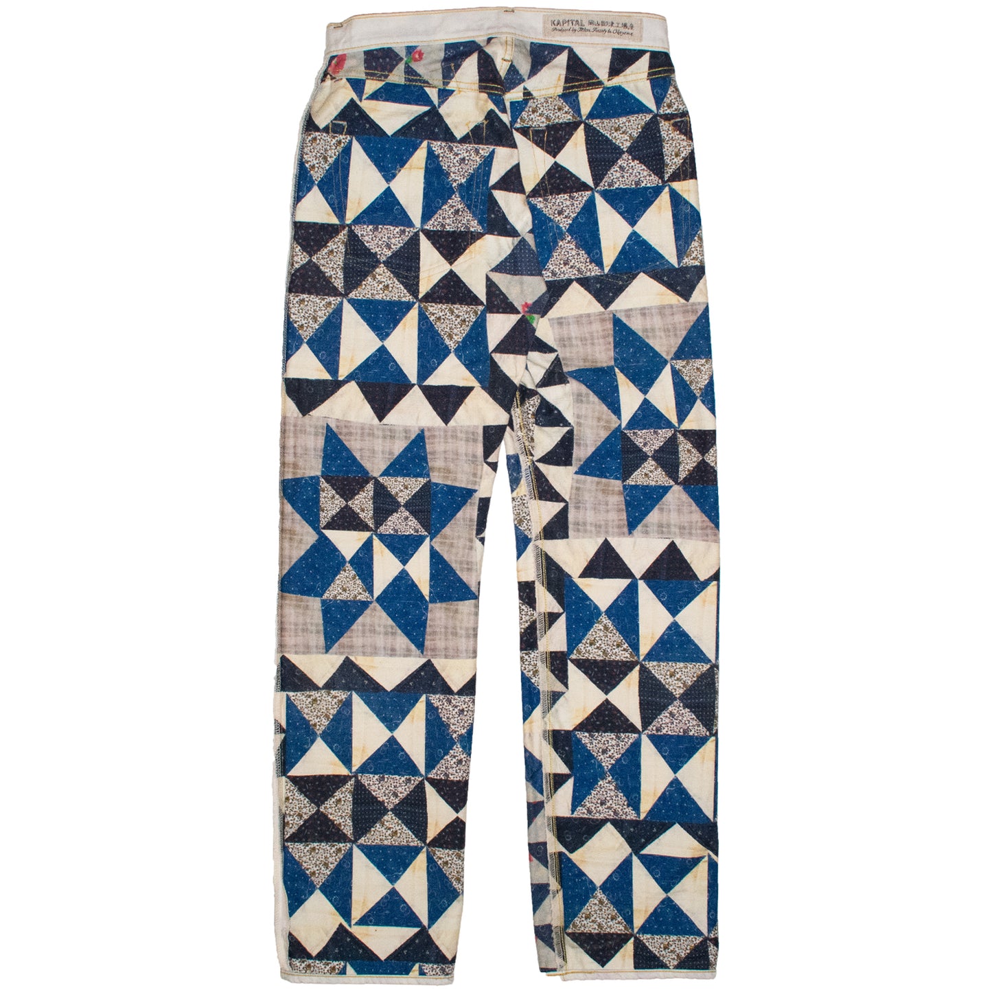 Kapital White Argyle Denim