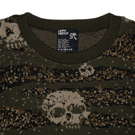 PPFM Skull Digi Camo Knit Sweater - 2005