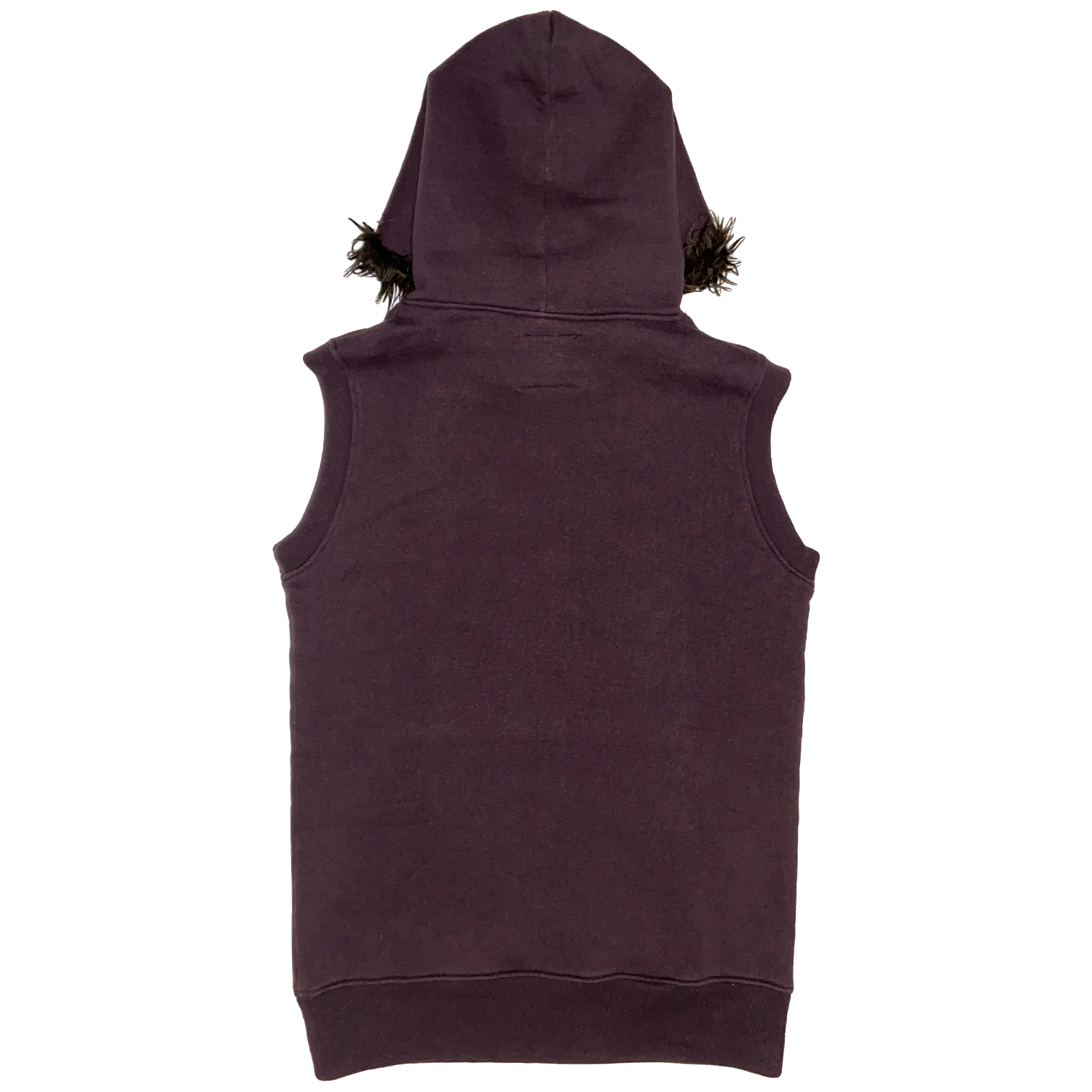 Hysteric Glamour Interstellar Overdrive Sleeveless Fur Hoodie