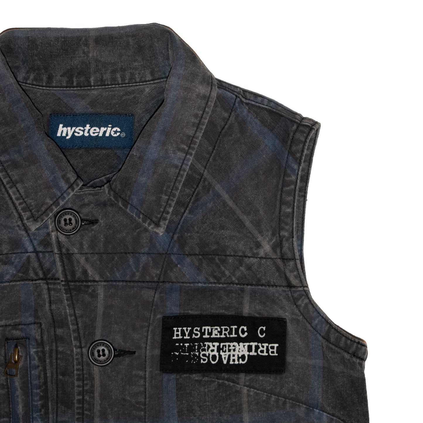 Hysteric Glamour Chaos Patchwork Vest – 1990’s