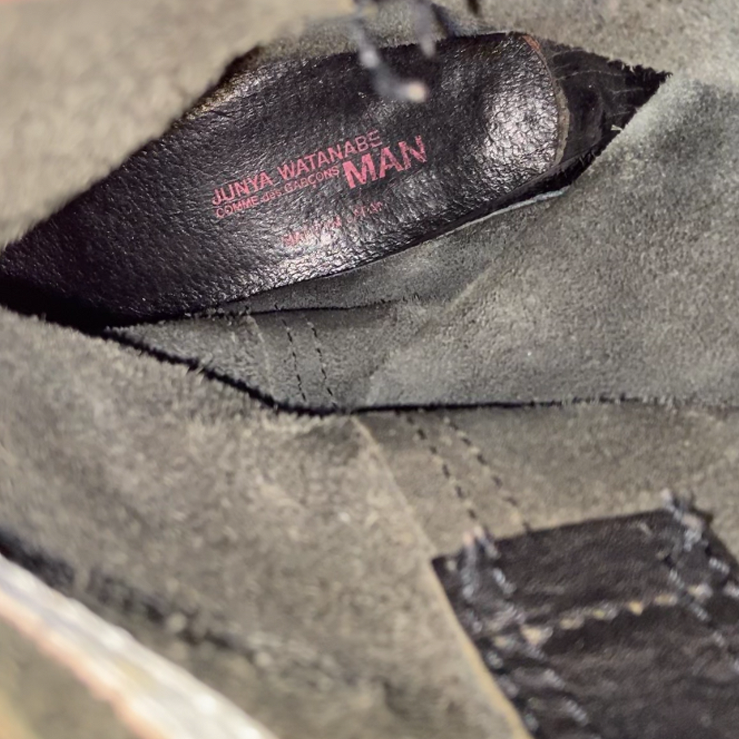 Junya Watanabe MAN Leather Python Cowboy Boots