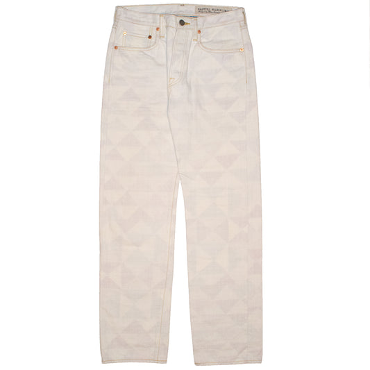 Kapital White Argyle Denim