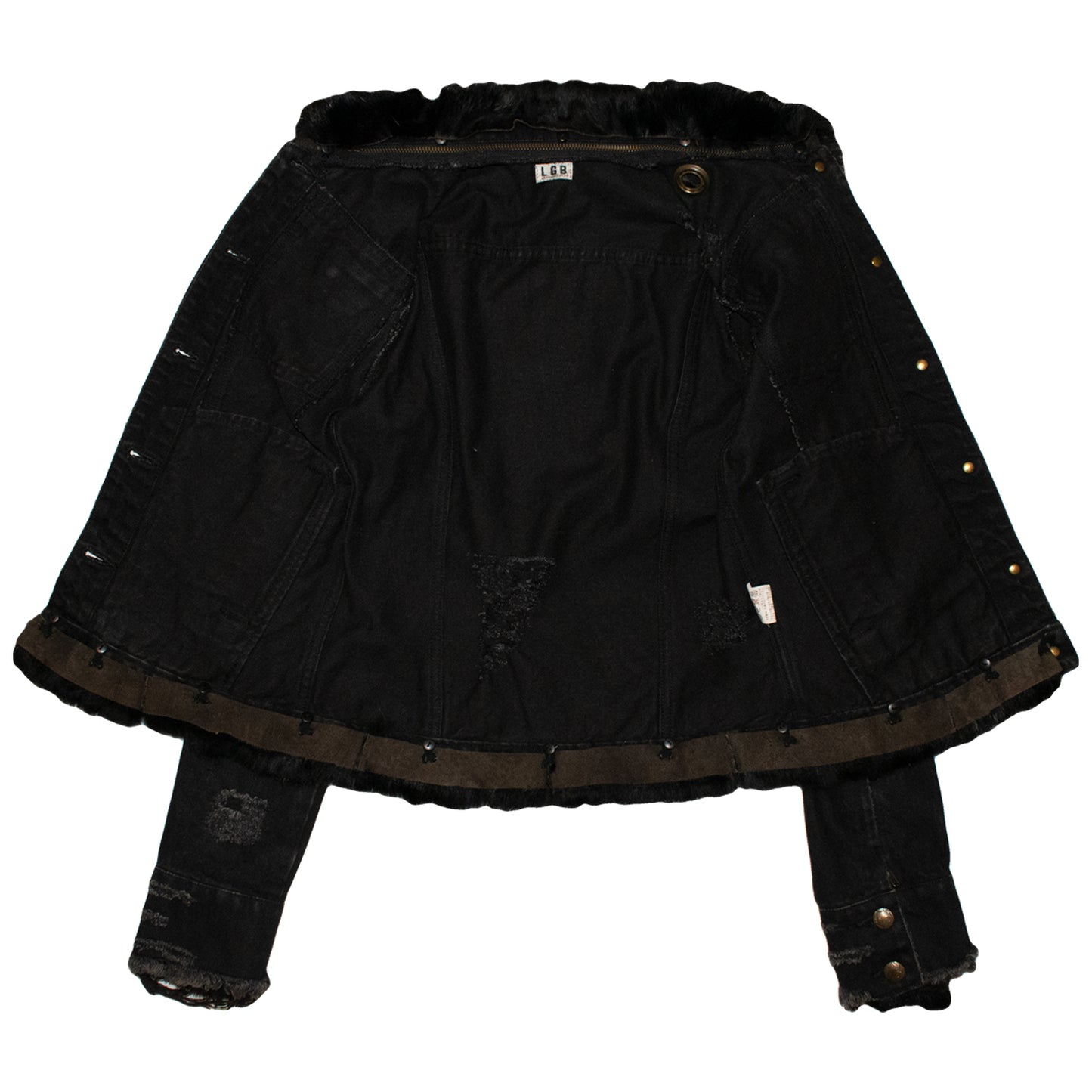 L.G.B. Distressed Denim Jacket