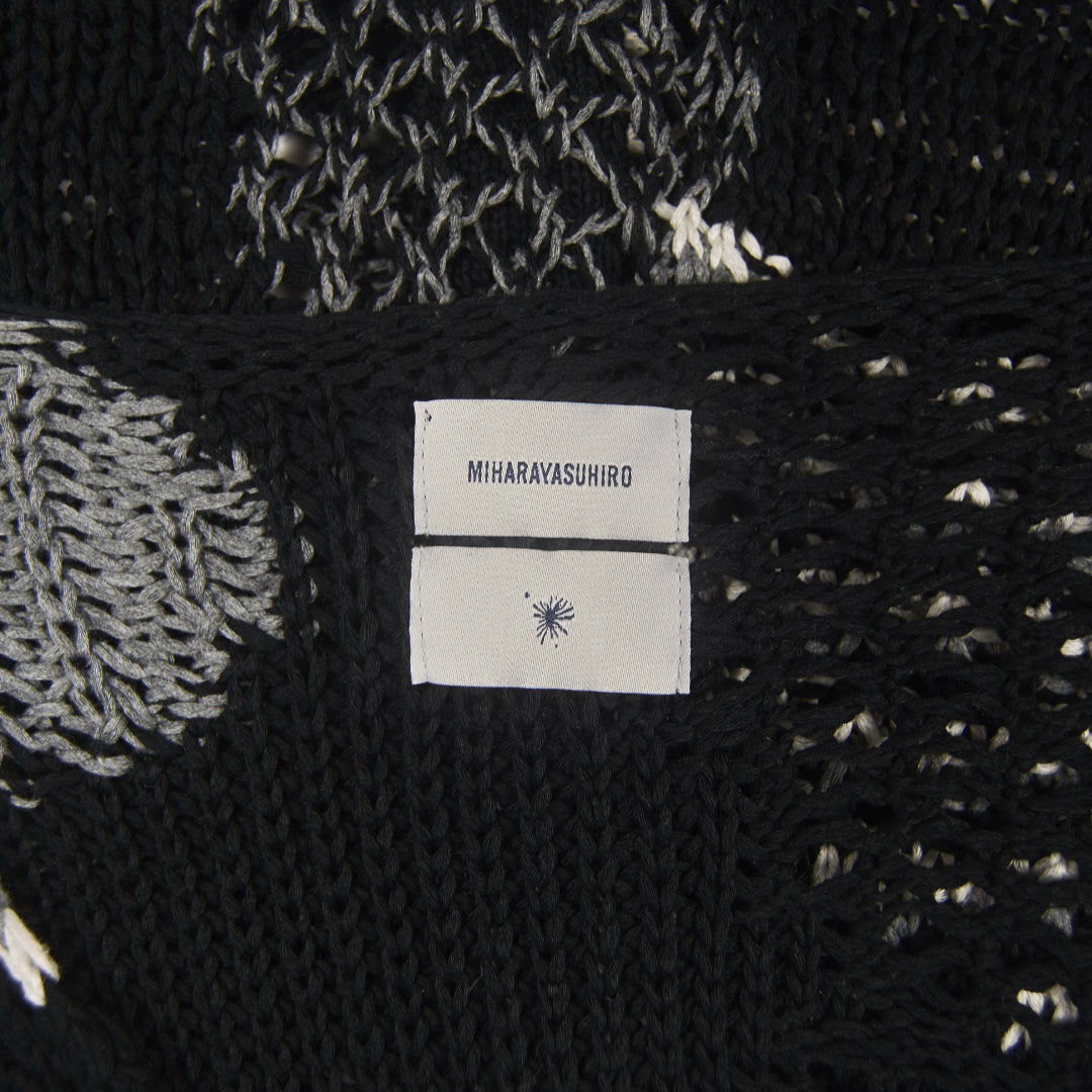 Miharayasuhiro Distressed Loose Knit Cardigan