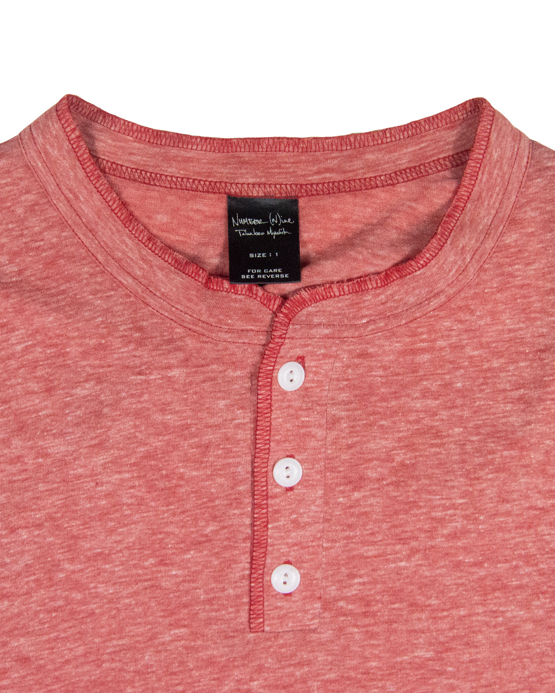 Number (N)ine The High Streets Henley Long Sleeve Tee – AW05