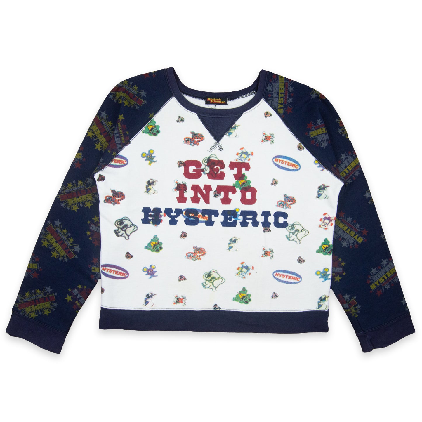 Hysteric Glamour Get Into Hysteric All Over Print Crewneck