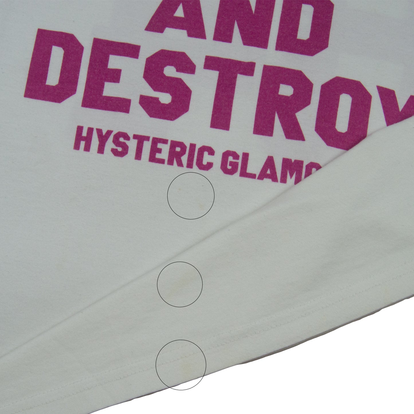 Hysteric Glamour Search And Destroy Tee