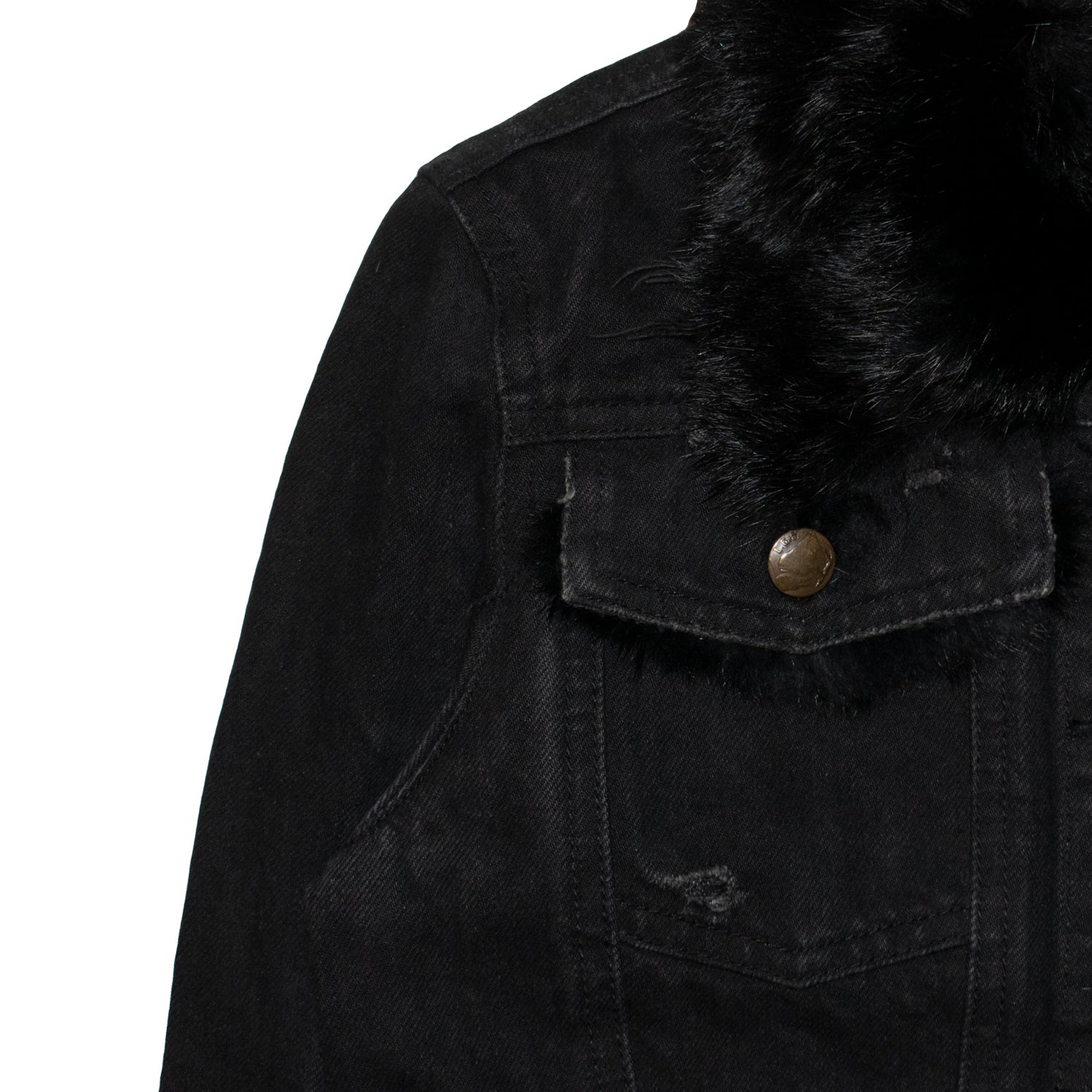 L.G.B. Distressed Denim Jacket