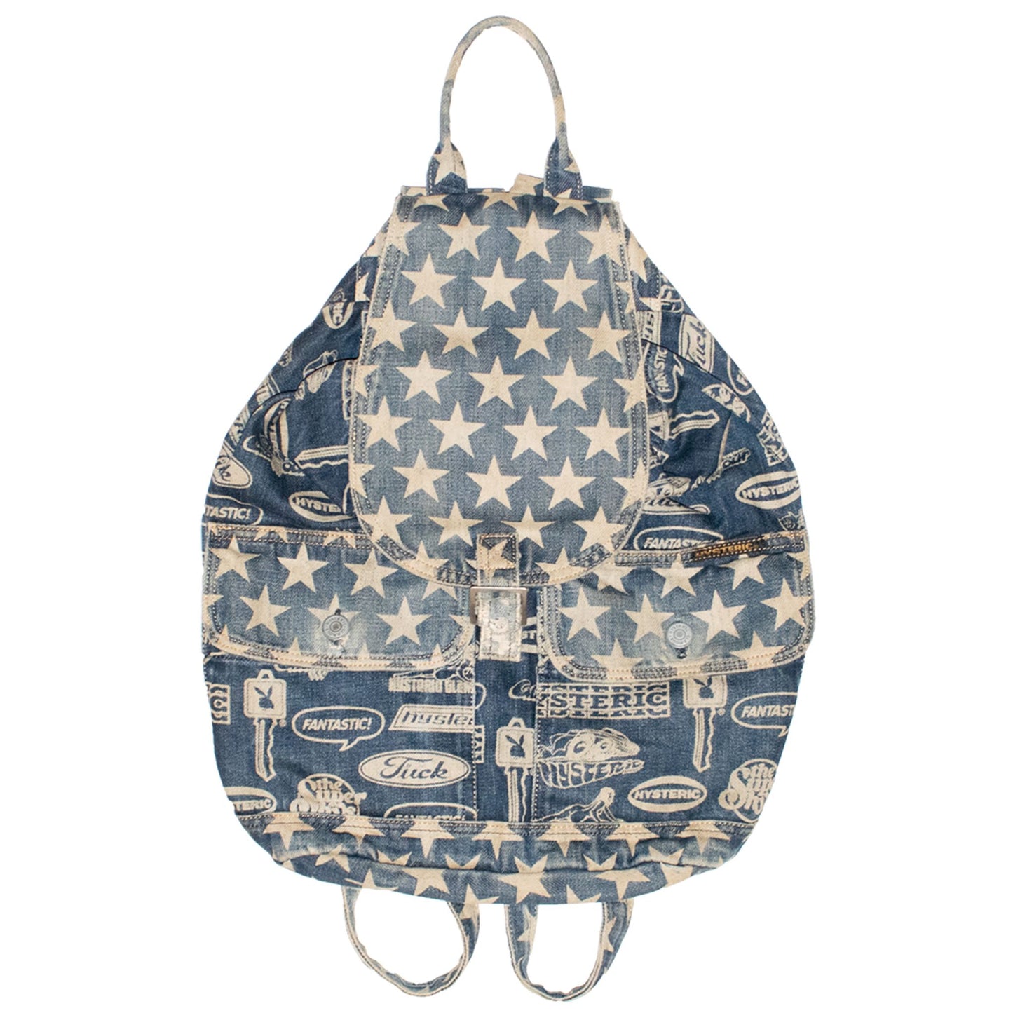 Hysteric Glamour All Over Print Denim Backpack – 1990’s