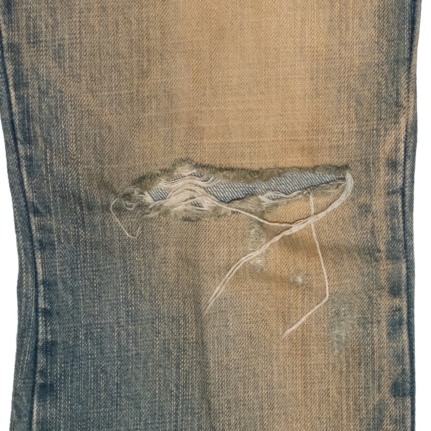 L7 Real Hip Sandwash Distressed Flared Denim