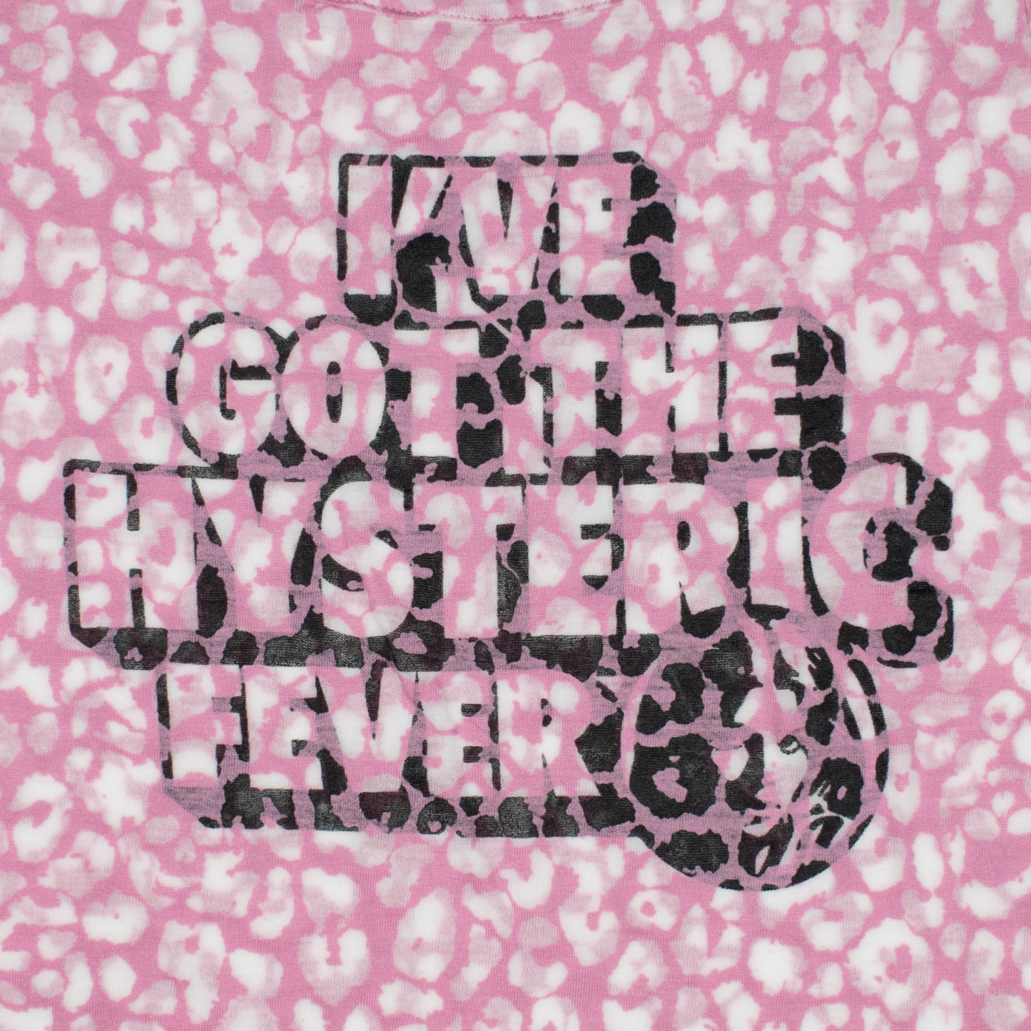 Hysteric Glamour Hysteric Fever Mesh Leopard Print Tank Top