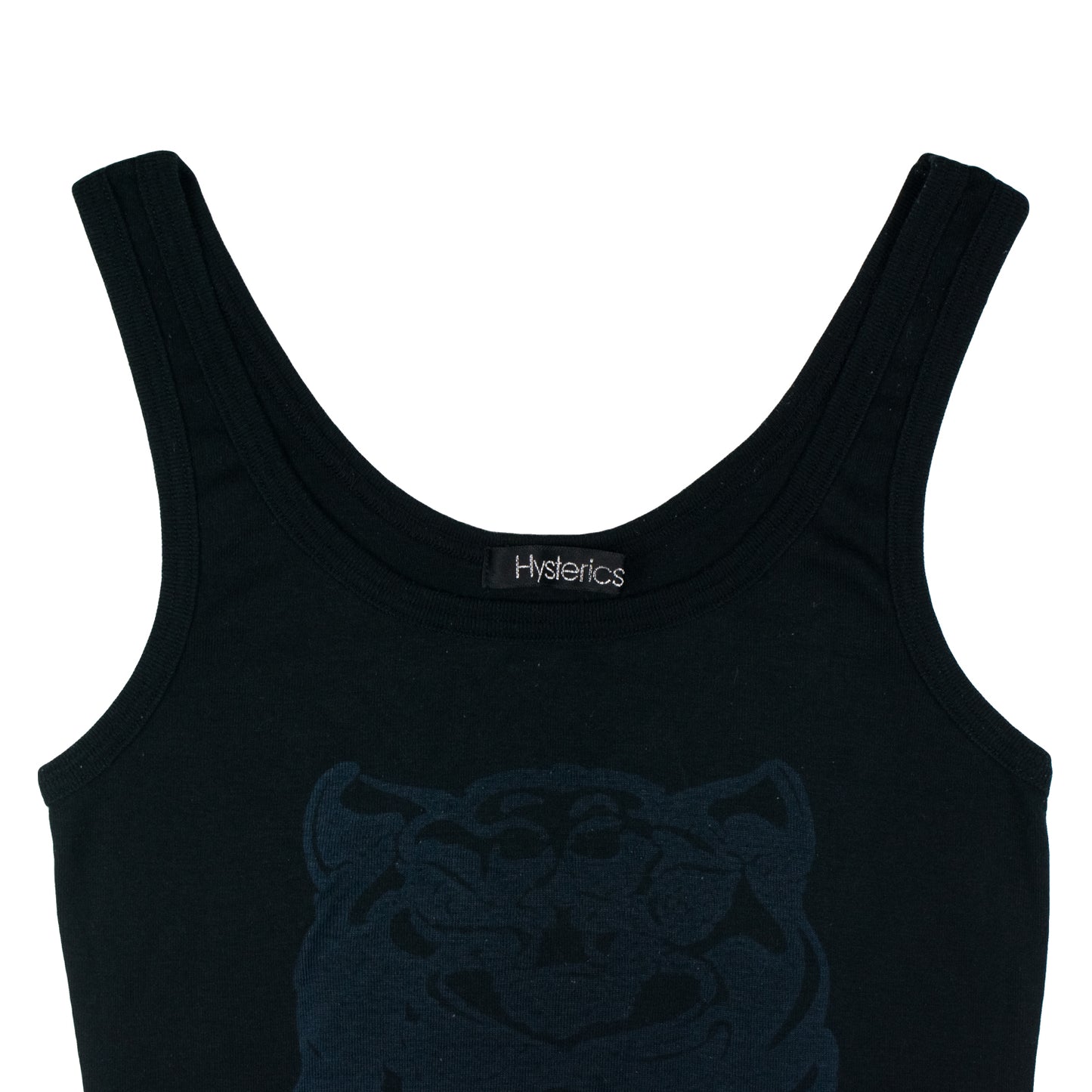 Hysteric Glamour Bobcat Mesh Graphic Tank Top