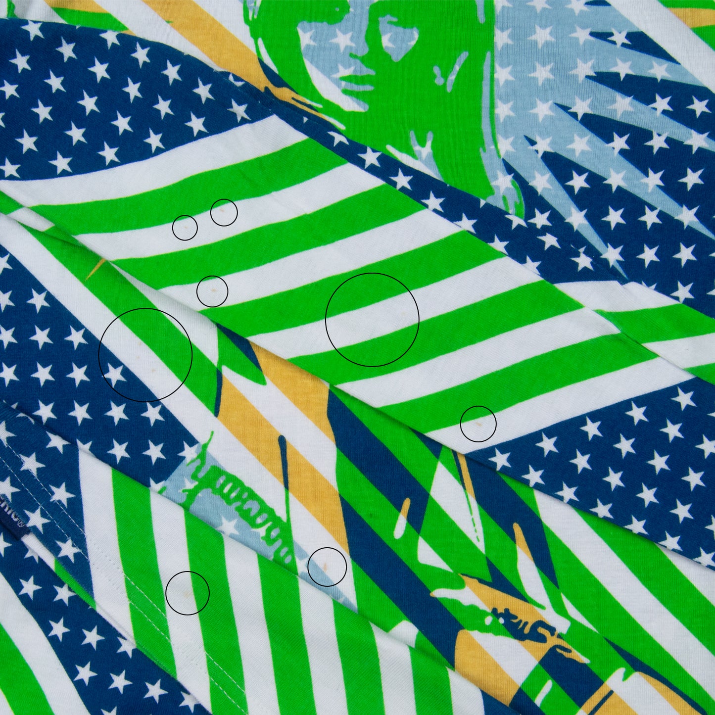 Hysteric Glamour Americana All Over Print Pin Up Girl Long Sleeve Tee