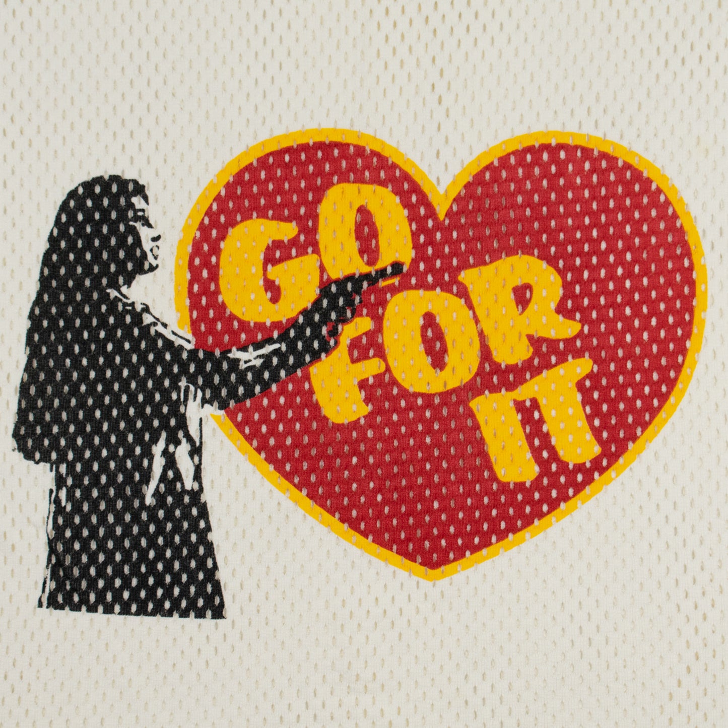 Hysteric Glamour Go For It Mesh Tee