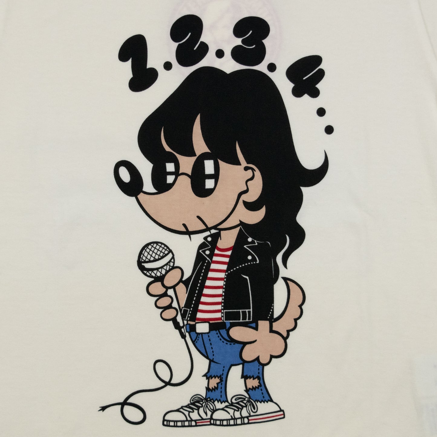 Hysteric Glamour Cartoon Joey Ramone Tee