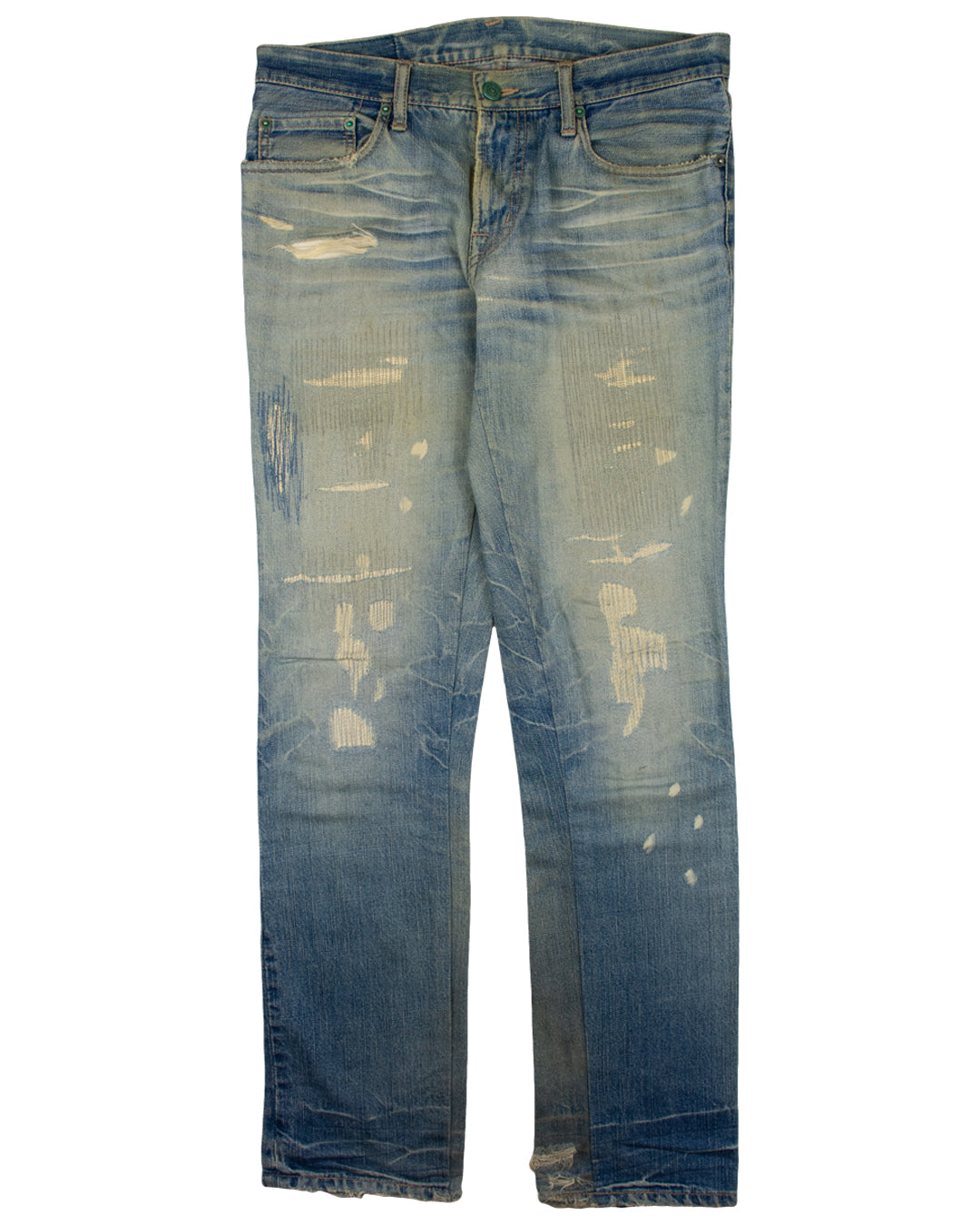 PPFM Distressed Repair Denim