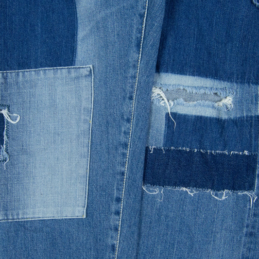 Hysteric Glamour Patchwork Distressed Denim