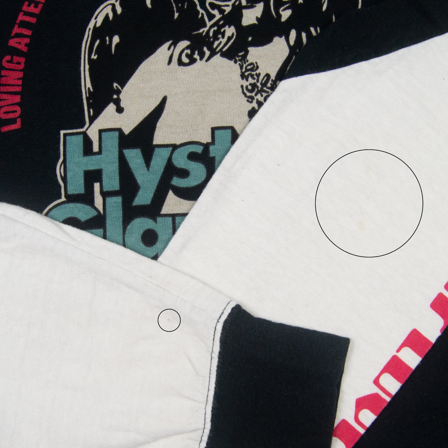 Hysteric Glamour Loving Attention Pin Up Logo Long Sleeve Tee