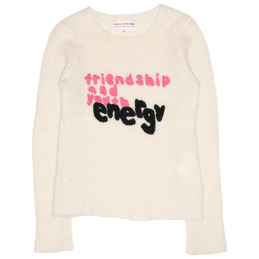 Comme des Garçons GIRL Friendship and Youth Energy Mohair Knit Sweater – AD2015