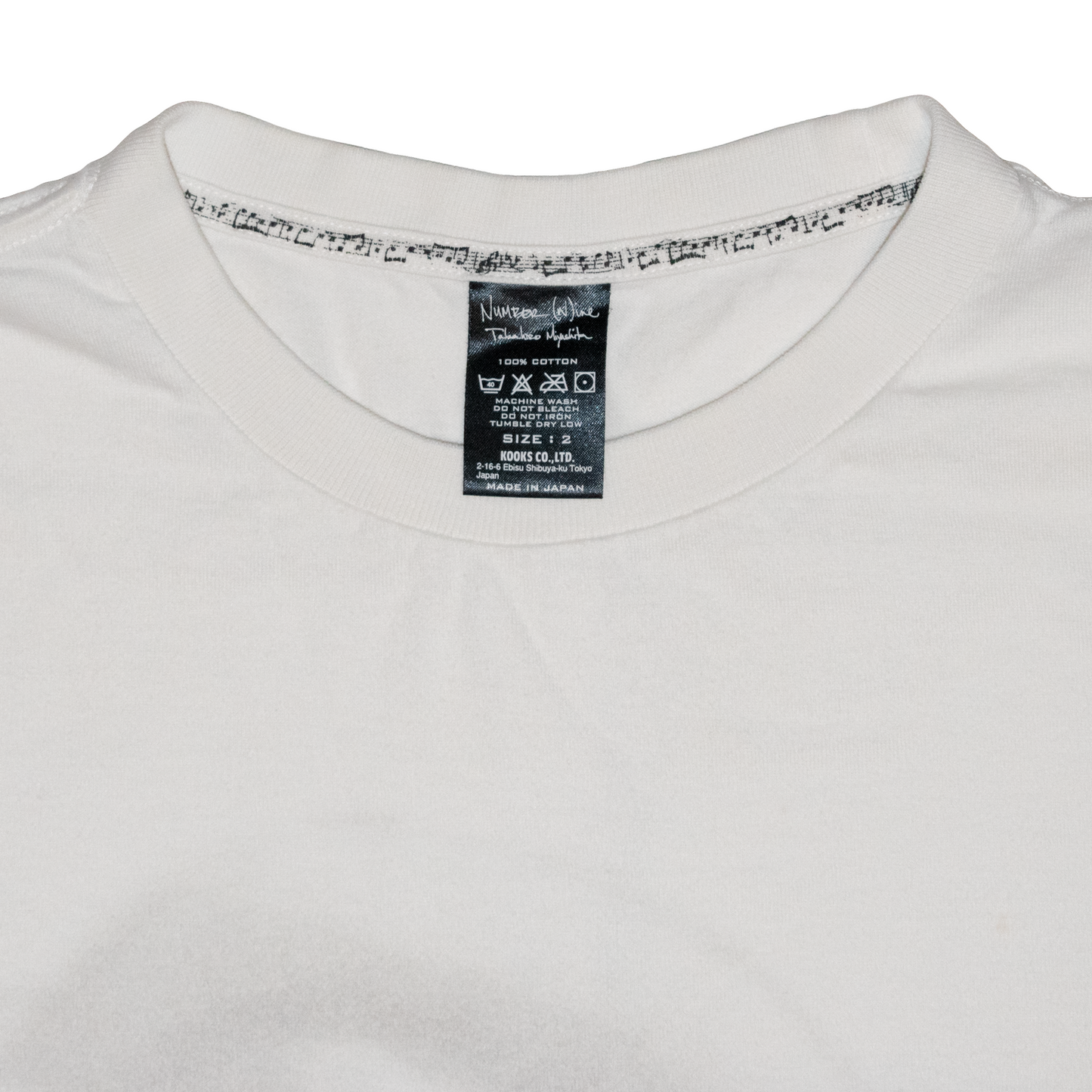 Number (N)ine Neil Young Lyrics Tee – SS08