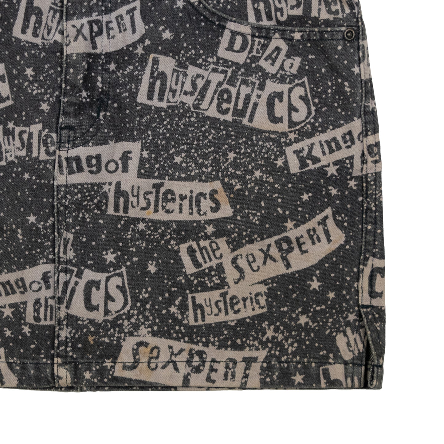 Hysteric Glamour Graphic Denim Skirt