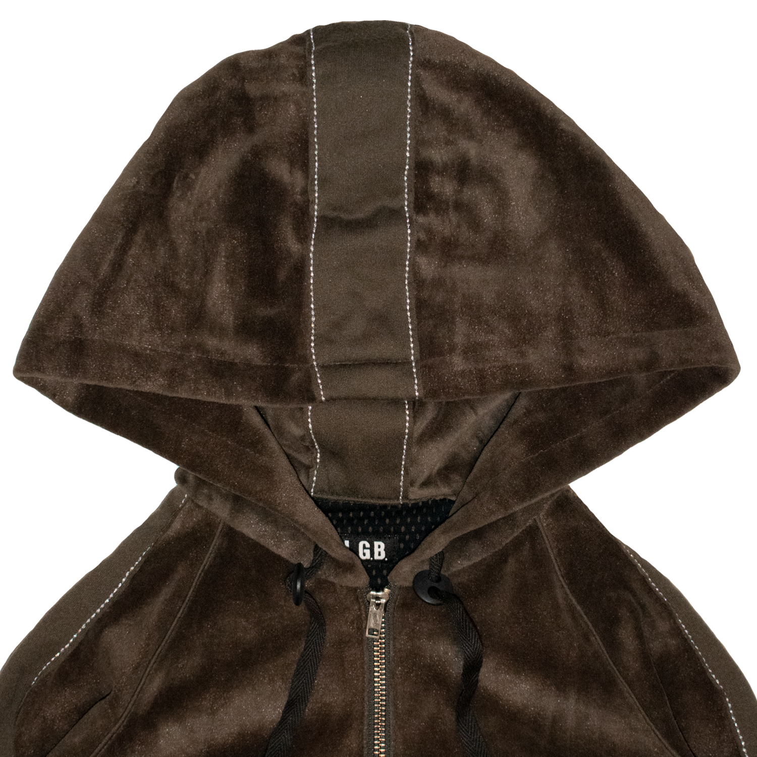 トップス 00s archive L.G.B. BOXER hoodie velor L.G.B. Velour Boxer Hoodie – SaolMortem