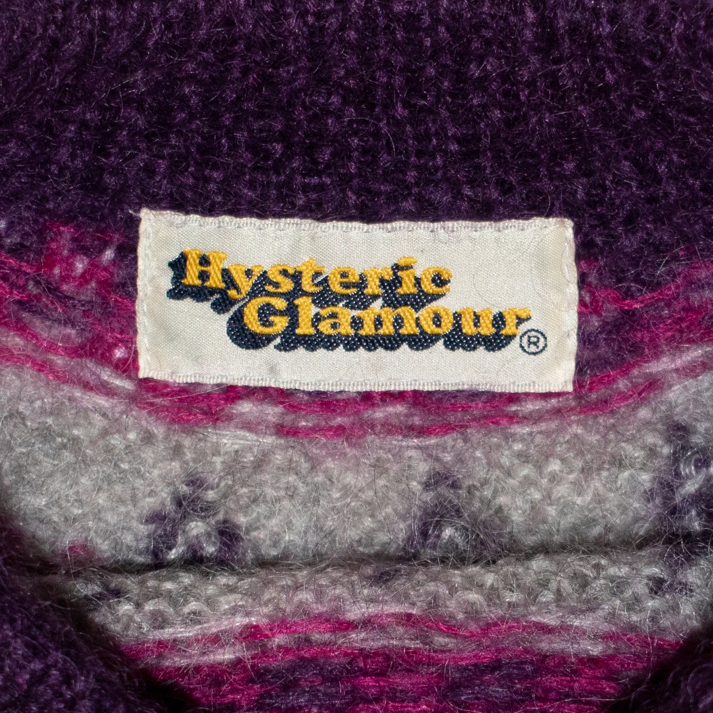 Hysteric Glamour Electric Guitar Mohair Knit Sweater