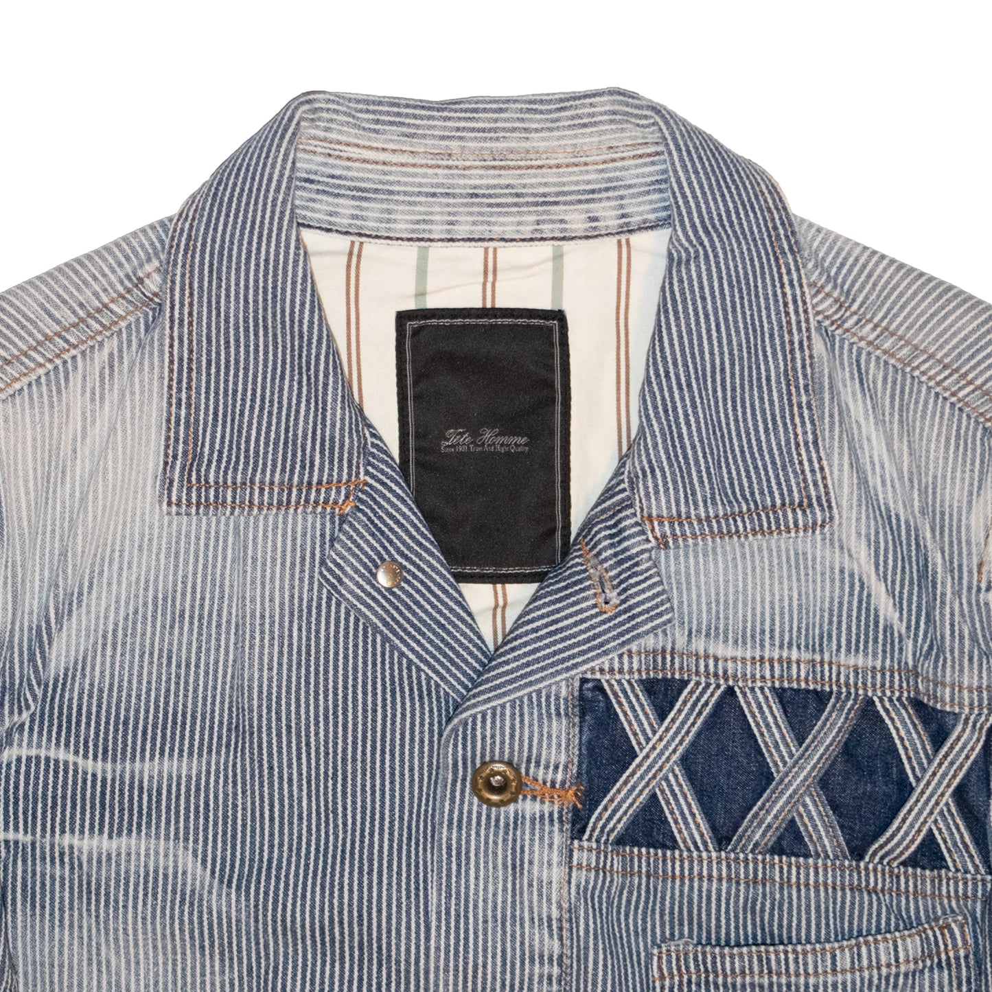 Tete Homme XXX Hickory Denim Jacket