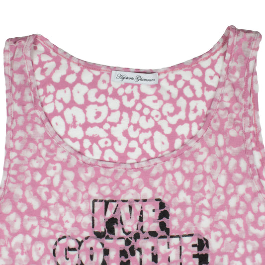 Hysteric Glamour Hysteric Fever Mesh Leopard Print Tank Top