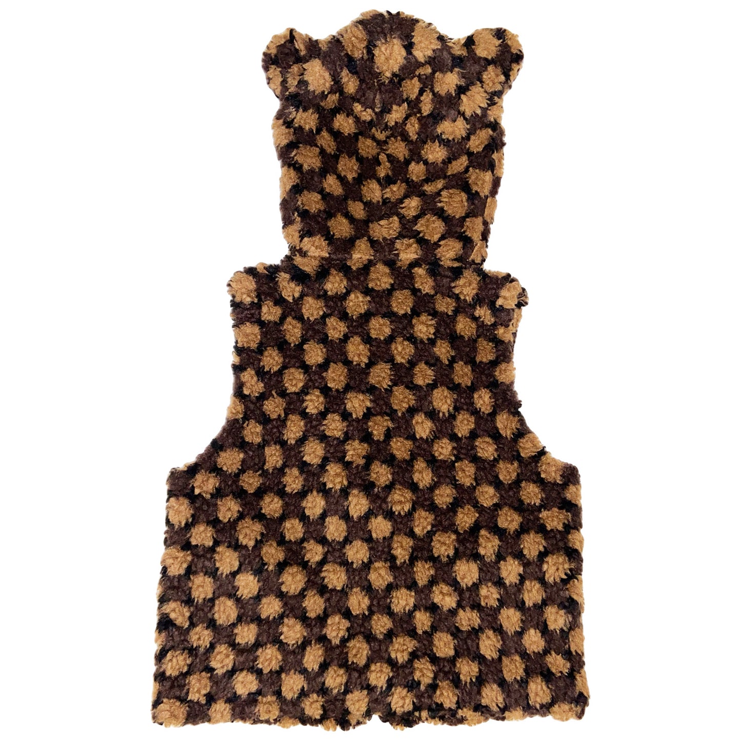 Né-Net Cat Ear Sleeveless Fleece Hoodie