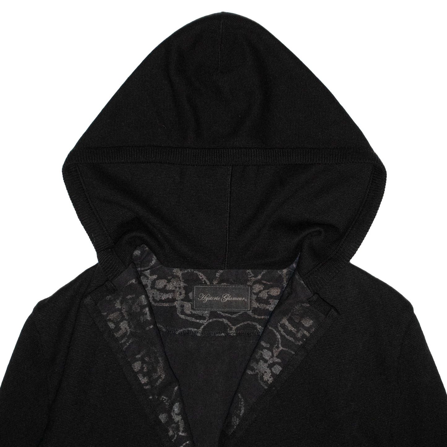 Hysteric Glamour Skulls Hooded Knit Cardigan - 1990’s