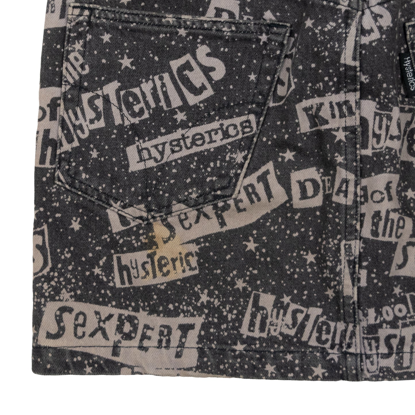 Hysteric Glamour Graphic Denim Skirt