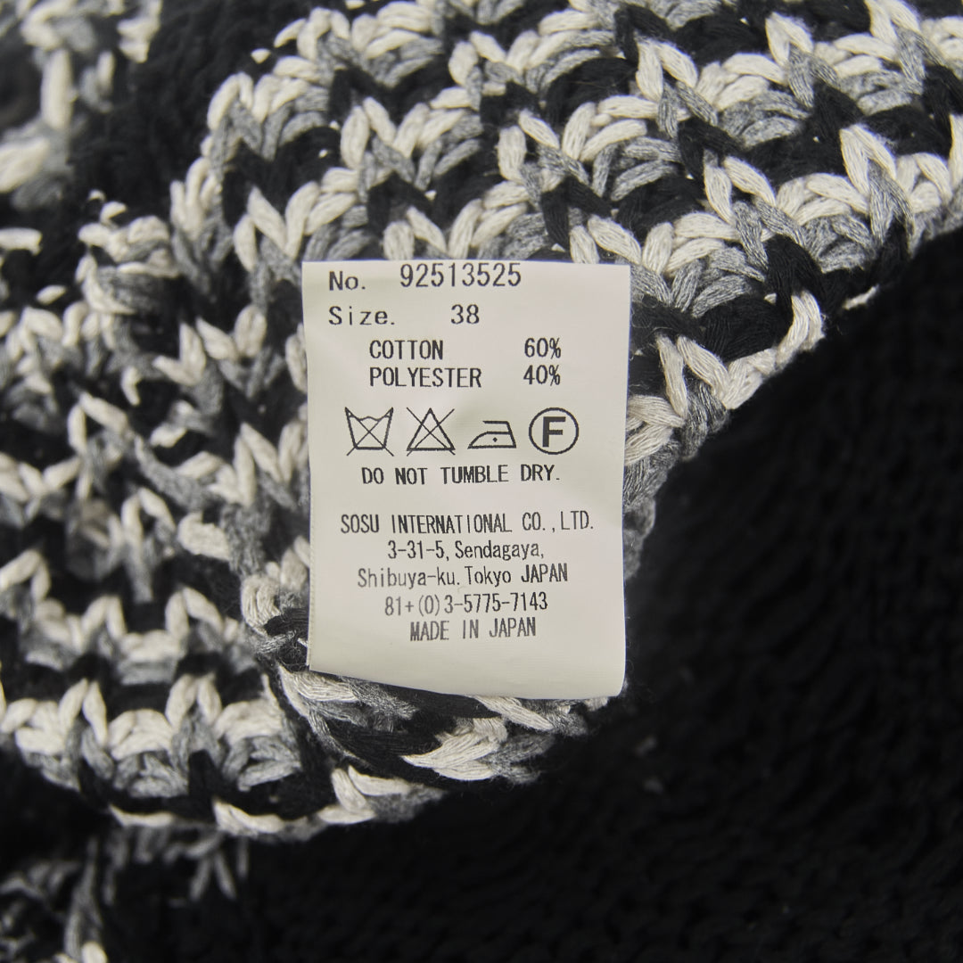 Miharayasuhiro Distressed Loose Knit Cardigan