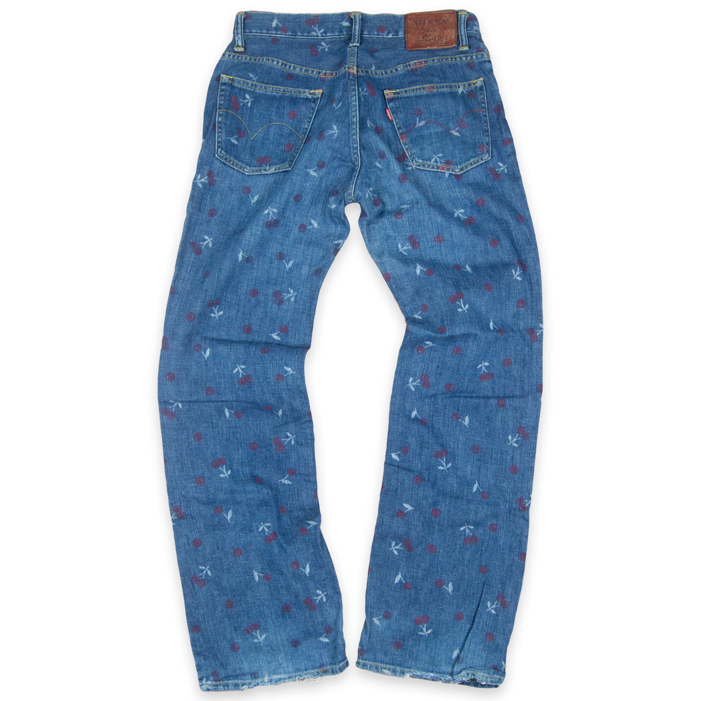 Hysteric Glamour Cherry All Over Print Kinky Jeans