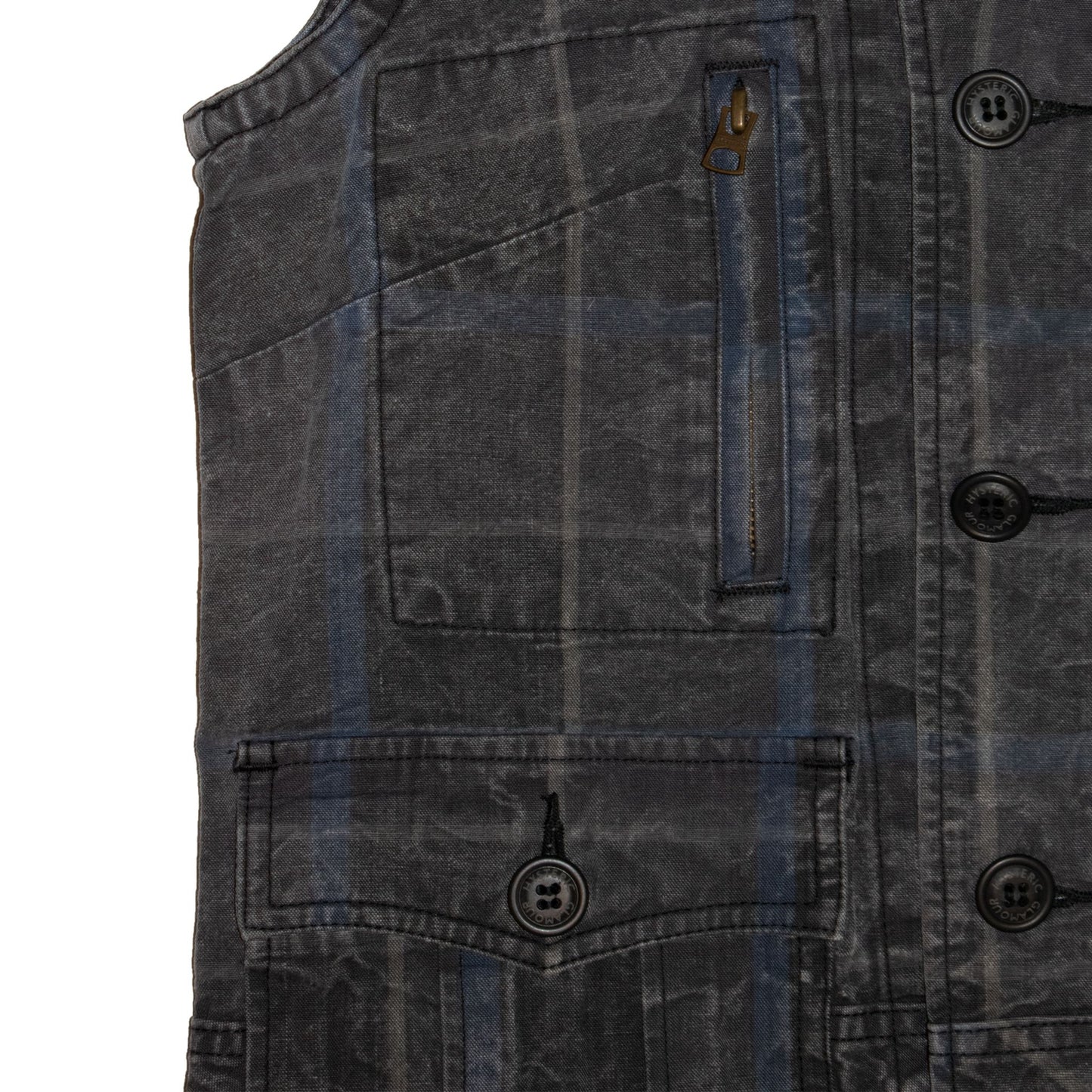 Hysteric Glamour Chaos Patchwork Vest – 1990’s