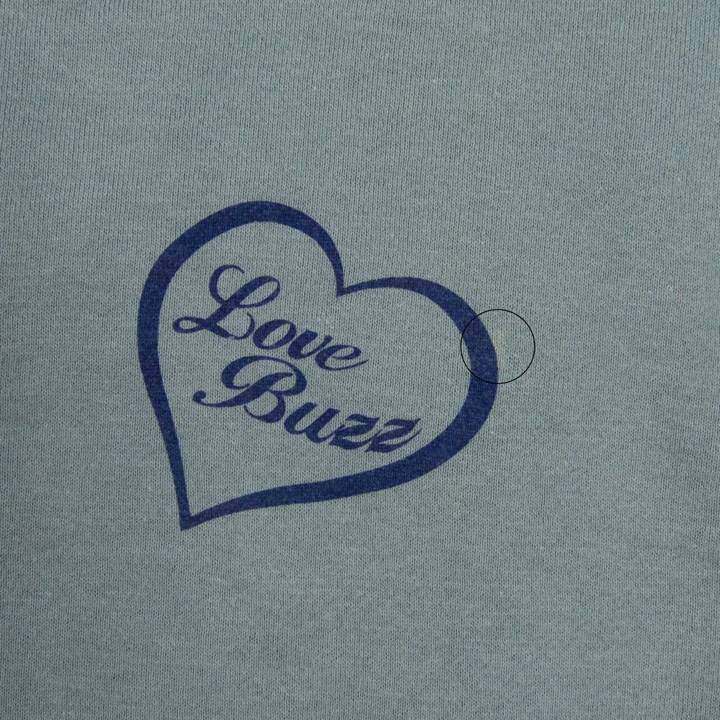 Hysteric Glamour Love Buzz Raw Hem Crewneck