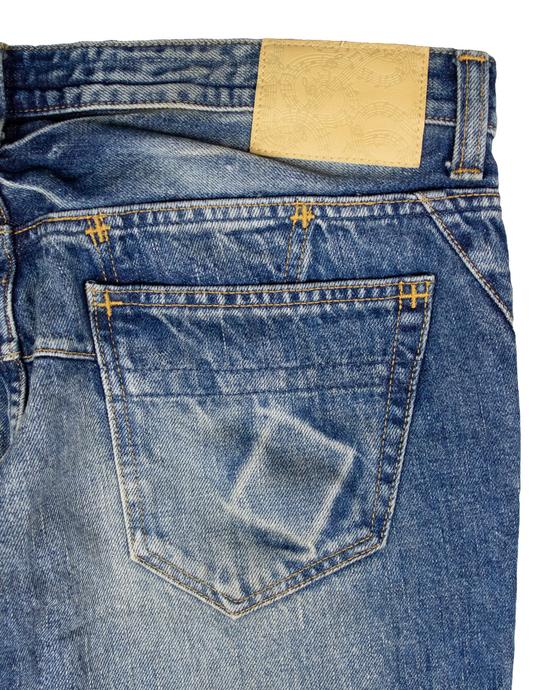 Number (N)ine Distressed Repaired Denim