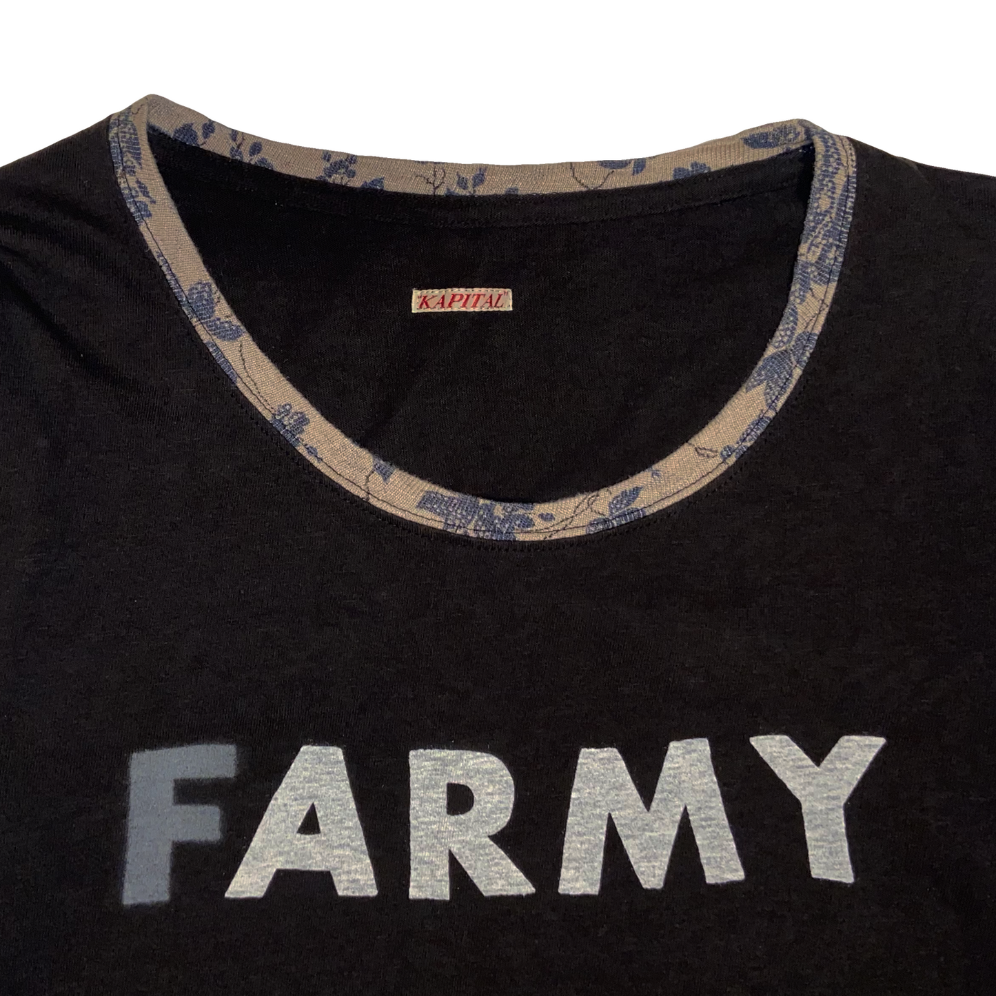 Kapital FARMY Patchwork Long Sleeve Tee - SS11