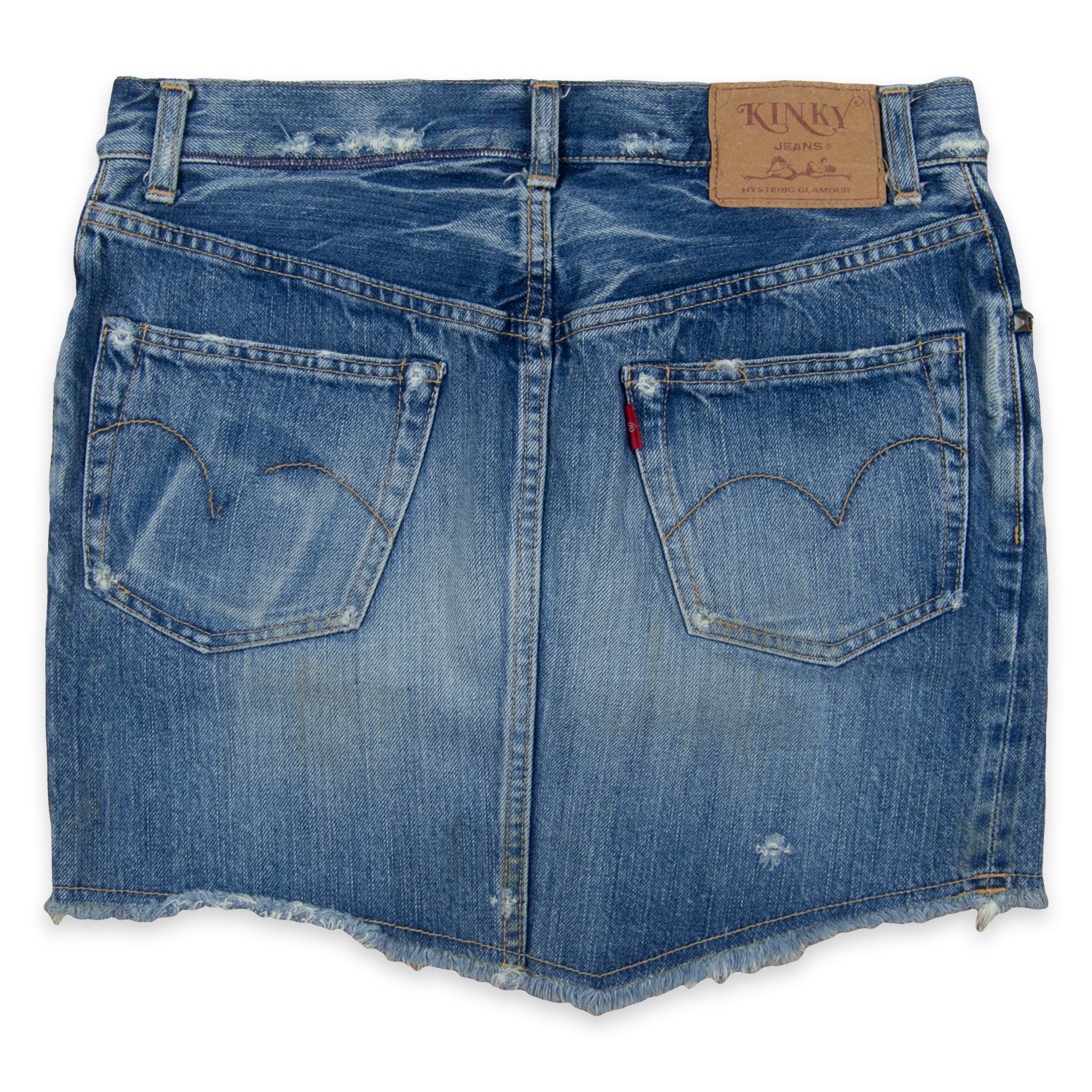 Hysteric Glamour Distressed Denim Skirt