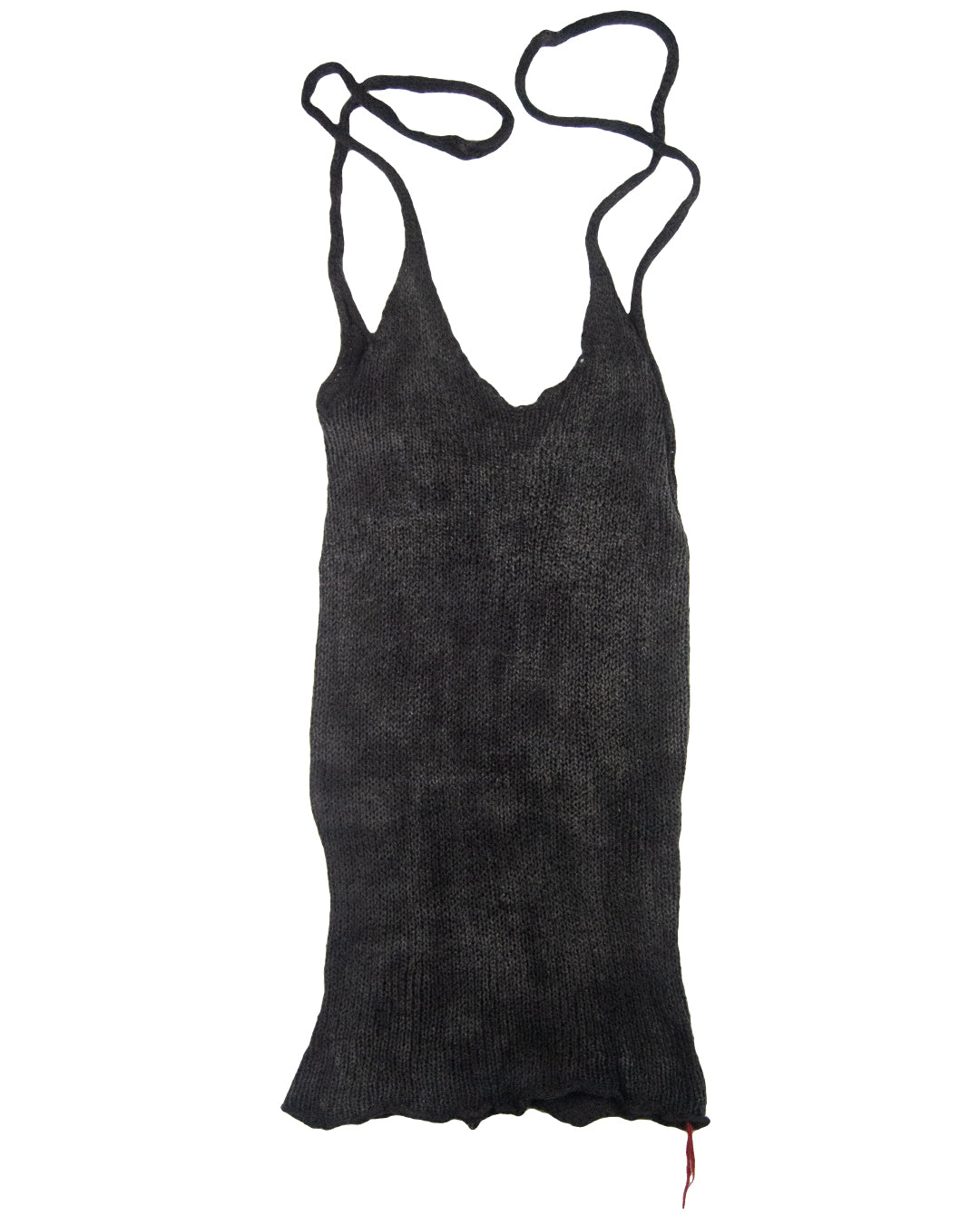 L.G.B. Leather Skull Knit Slip Dress